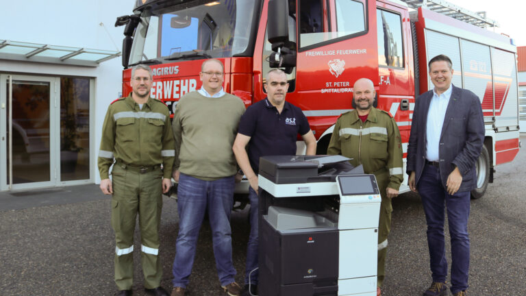 Drucker von asut computer für die Feuerwehr